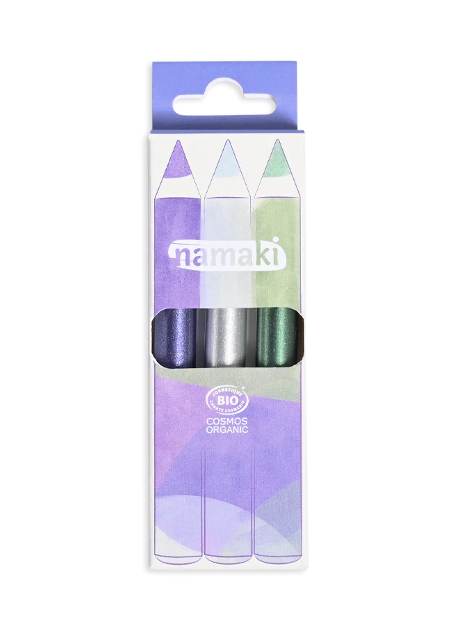 Kit 3 crayons de maquillage pailletés (clair de lune) - 1